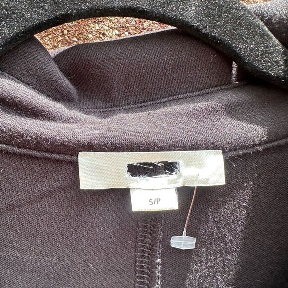 VINCE $345 Cotton Blend Chore Jacket BLACK womens S NEW - Picture 3 of 5